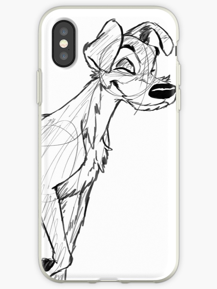 750x1000 Tramp Sketch Iphone Cases Amp Covers By Blueskywolf Redbubble - Tramp Sketch