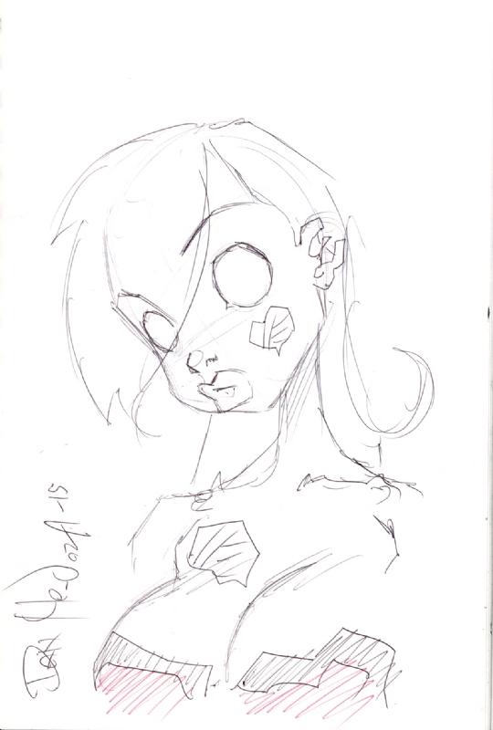 540x800 Zombie Tramp - Tramp Sketch