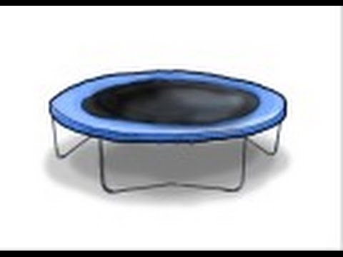 480x360 How To Draw A Trampoline - Trampoline Sketch