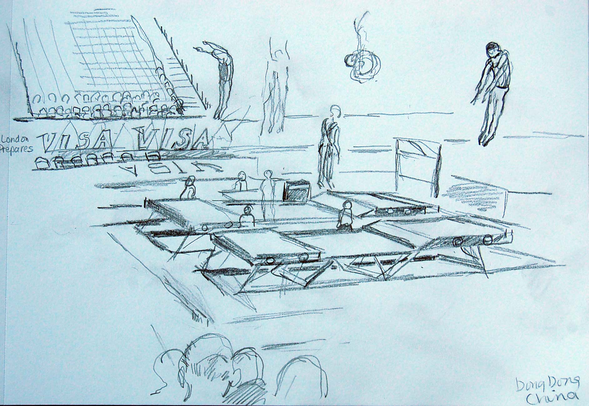 1884x1299 Trampoline Sportsportraitartist - Trampoline Sketch