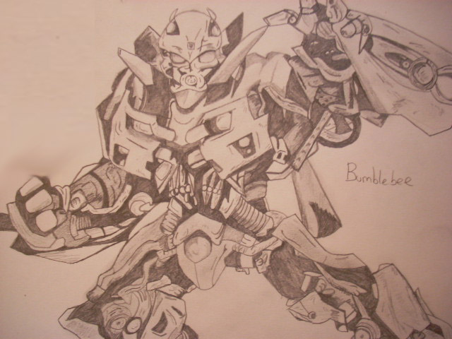 640x480 Transformers Bumblebee Sketch By The Camo Kid - Transformers Bumblebee Sketch