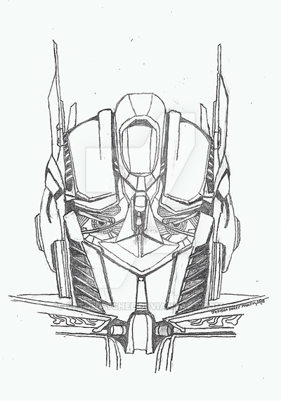 400x570 Transformers Optimus Prime By Letohatchee - Transformers Optimus Prime Sketch