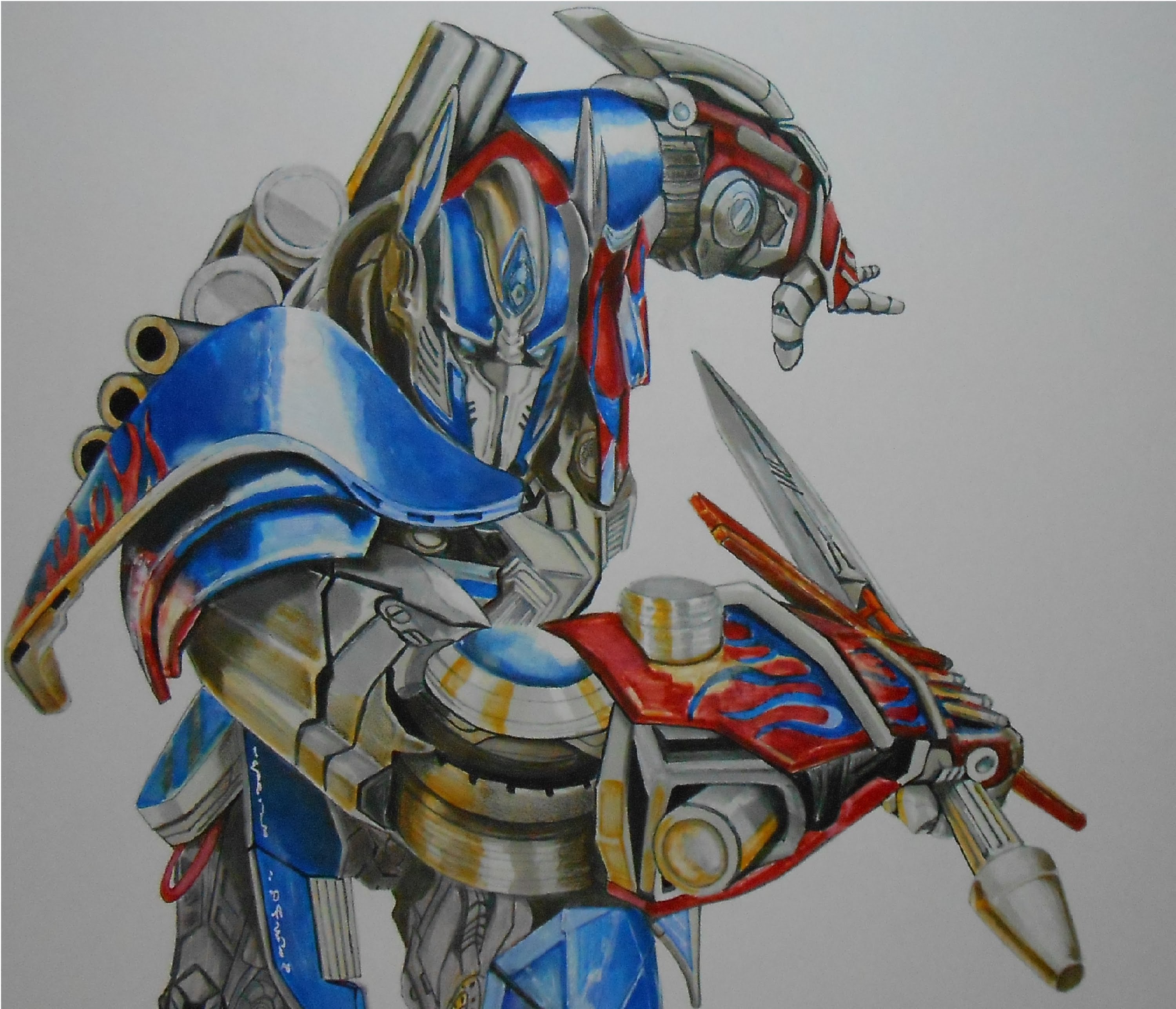 Optimus Prime Paint