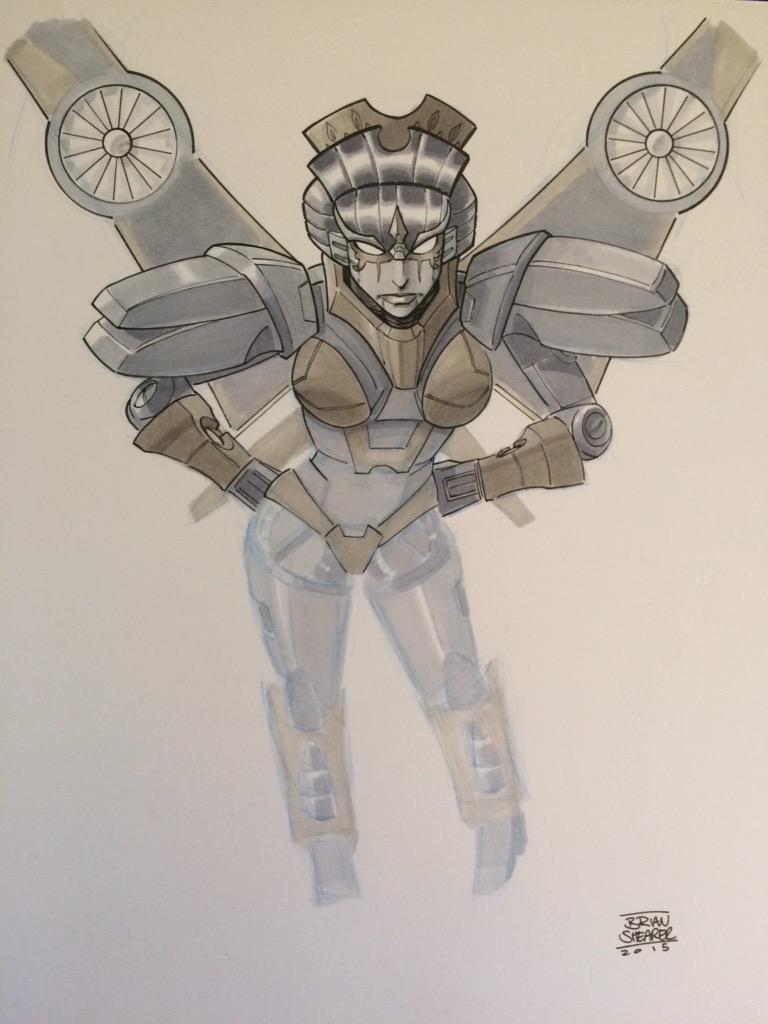 768x1024 Transformers Sketch Windblade - Transformers Sketch