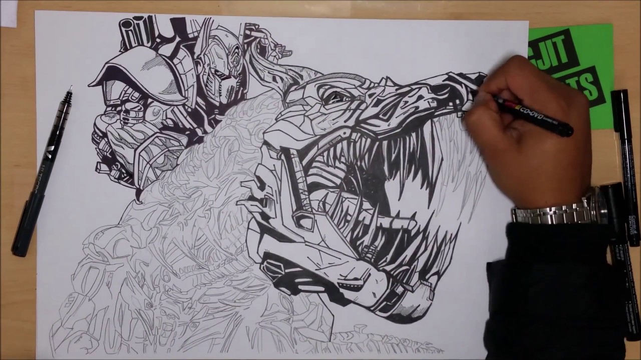 1280x720 Jagjit Arts S01e02 - Transformers Sketch