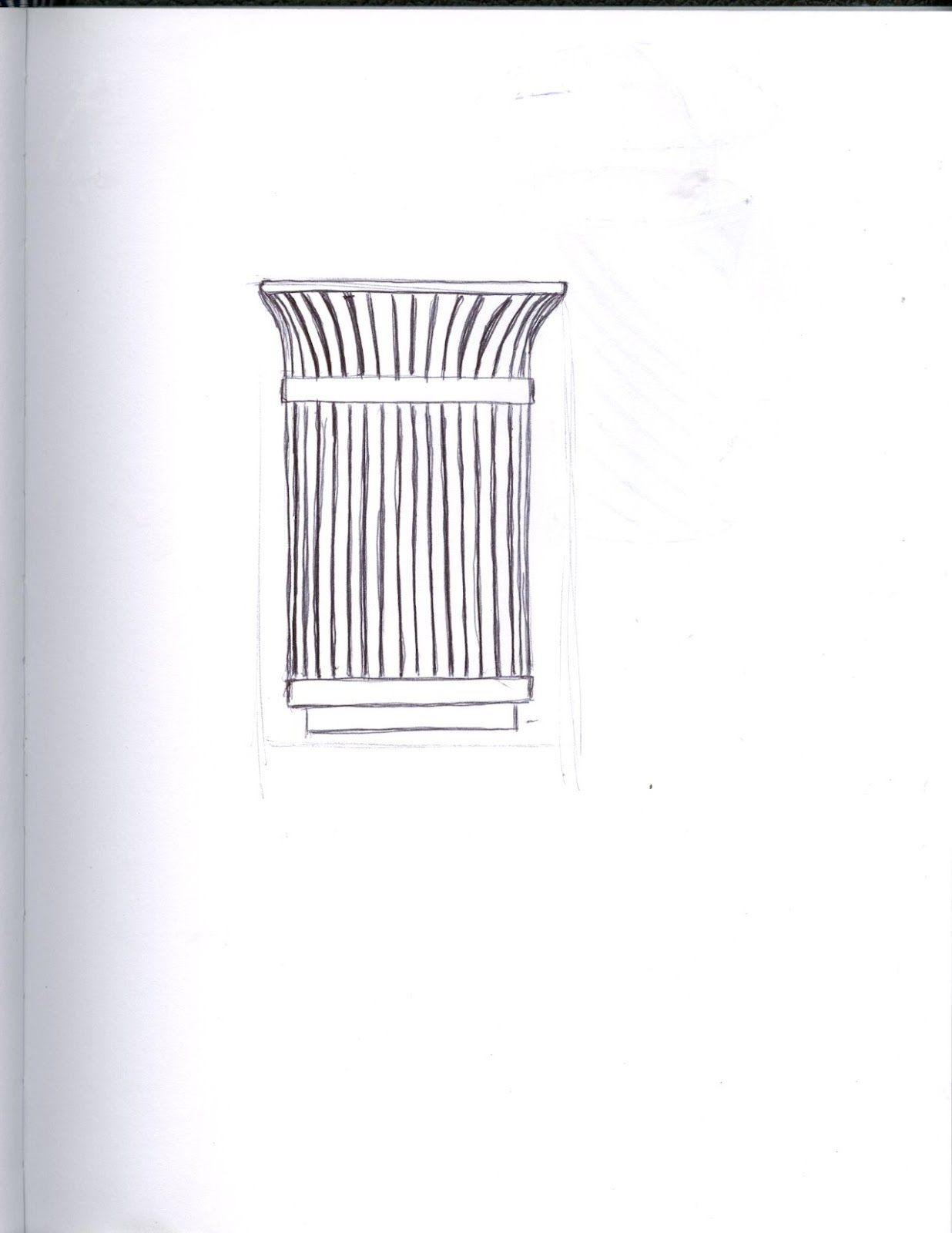 1236x1600 Ground Zero Sketching Redesigning A Trash Can - Trash Can Sketch