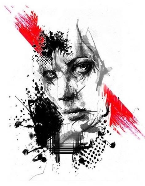 472x604 New Tattoo For Back Screenshots Trash Polka, Trash - Trash Polka Sketch