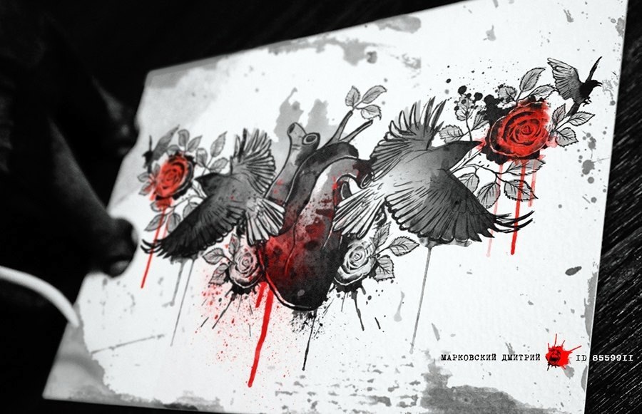 900x581 Trash Polka Sketches Hm Art Amp - Trash Polka Sketch