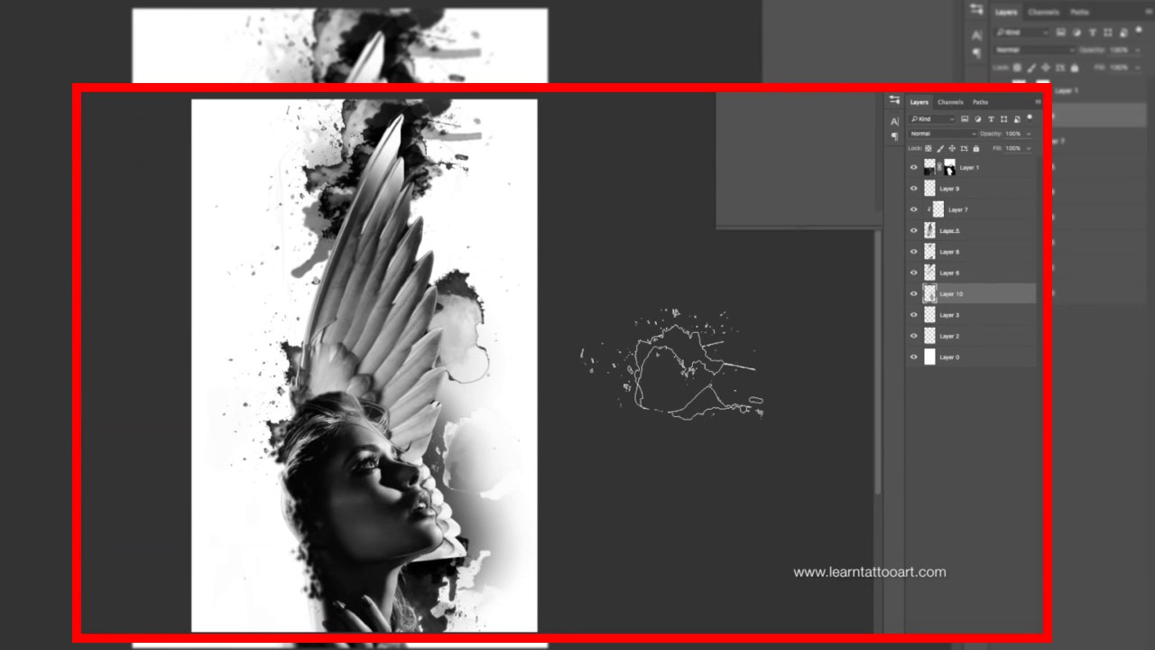 1280x720 Digital Sketch - Trash Polka Sketch