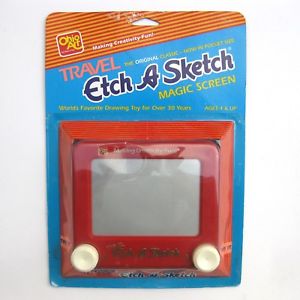 300x300 Vintage 1991 Travel Etch A Sketch Ohio Art 555 New 90s Toy - Travel Etch A Sketch