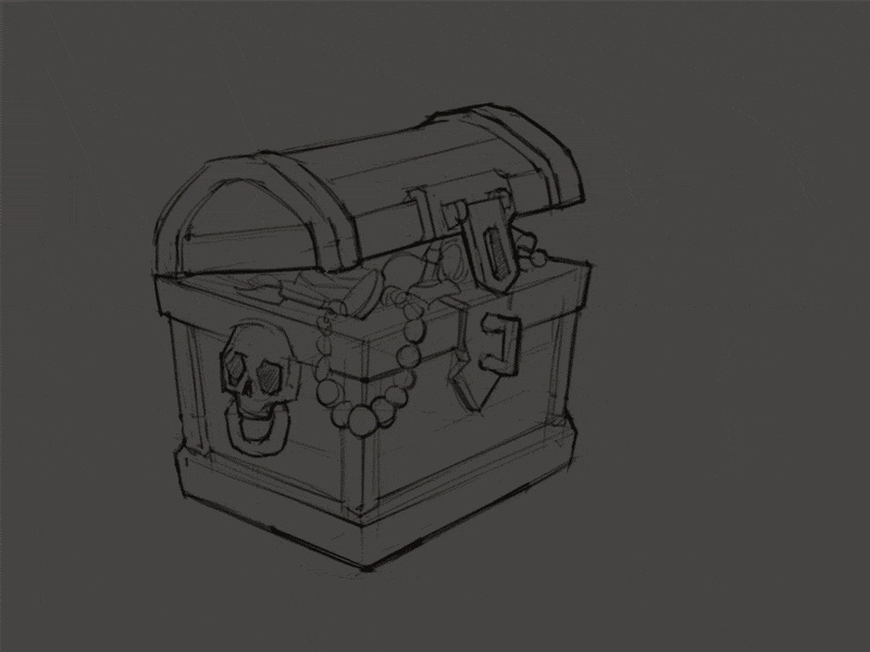 800x600 Martin Schneider - Treasure Chest Sketch