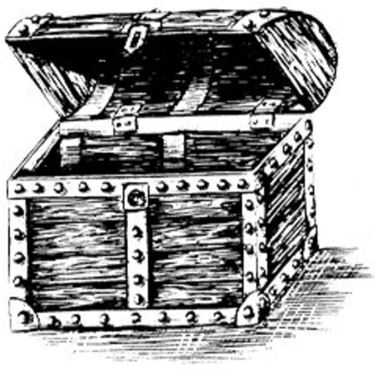742x728 Royal Treasure Chest - Treasure Chest Sketch