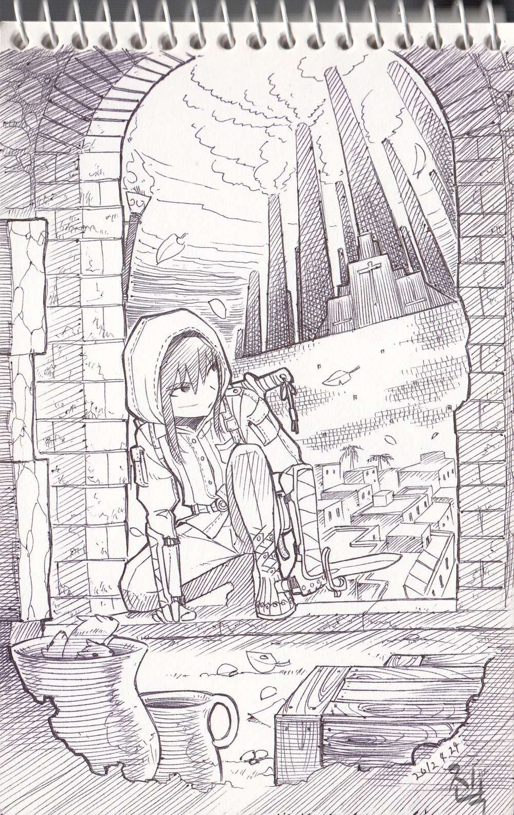 1000x1584 Jin Nak - Treasure Sketch