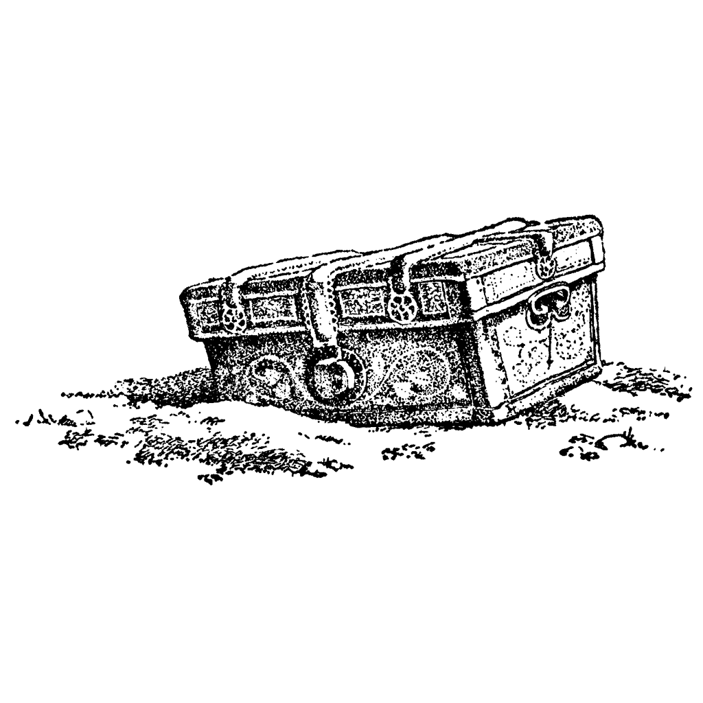 1024x1024 Closed Treasure Chest 629e - Treasure Sketch