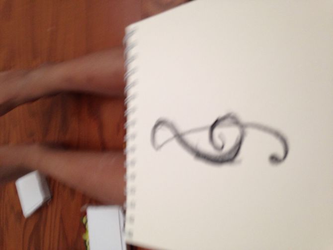 670x503 How To Draw A Treble Clef 8 Steps (With Pictures) - Treble Clef Sketch