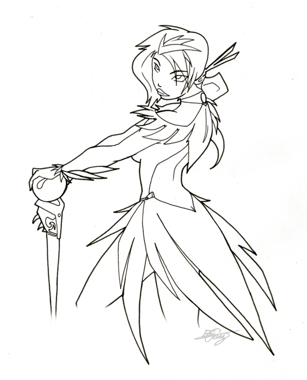 607x751 Muse Sketch By Trebuchet - Trebuchet Sketch