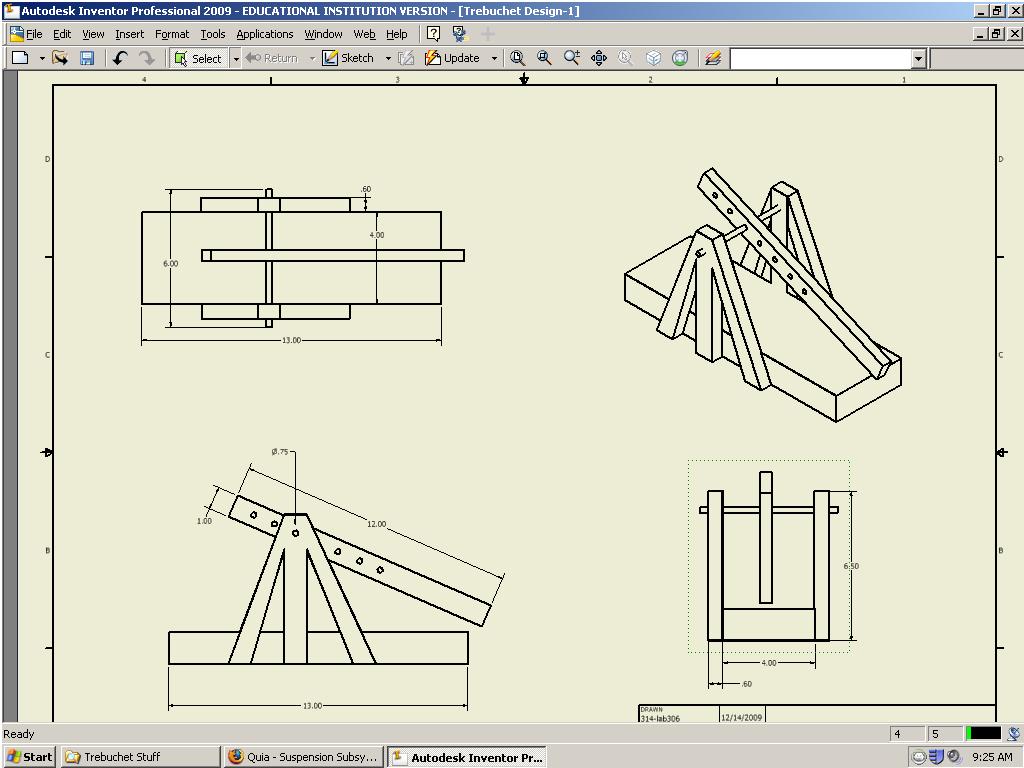 1024x768 Trebuchet Drawings Picture Lab 306 - Trebuchet Sketch