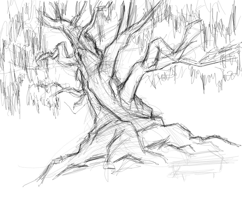 Tree Art Sketch at Explore collection of Tree Art