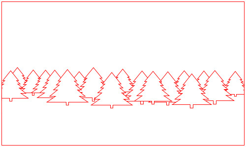 500x300 Drawing A Cartoon Forest - Tree Cartoon Sketch