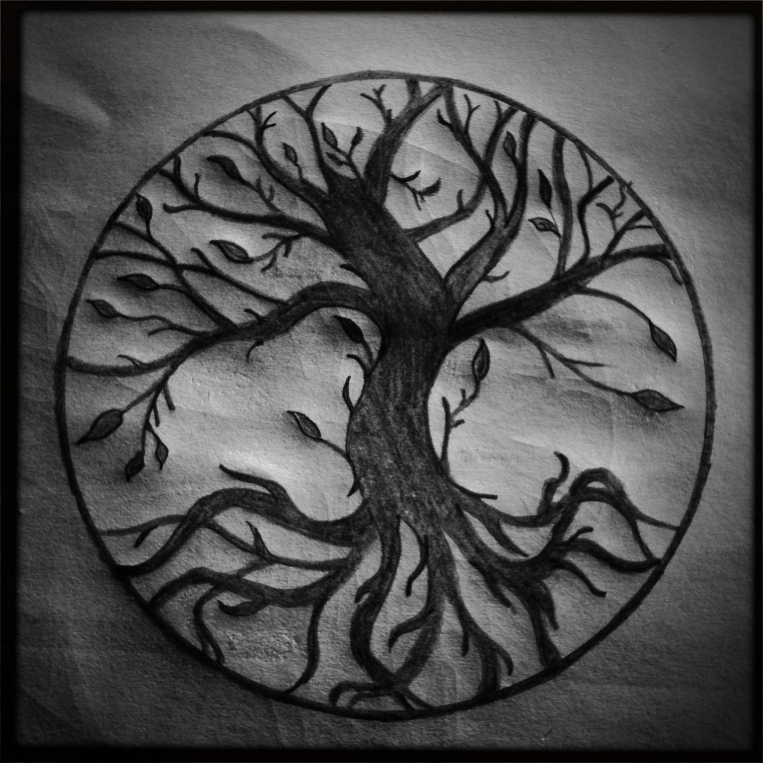 1536x1536 My Tree Of Life Sketch. Trying To Decide Where To Have It Is A - Tree Of Life Sketch
