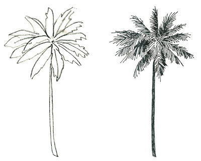 400x321 Mara Mattia Art Lesson - Tree Outline Sketch