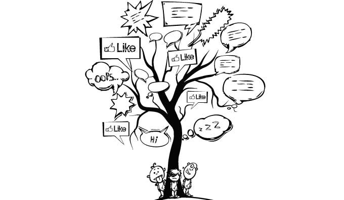 680x395 Tree Sketch Vector Vectorish - Tree Sketch Vector