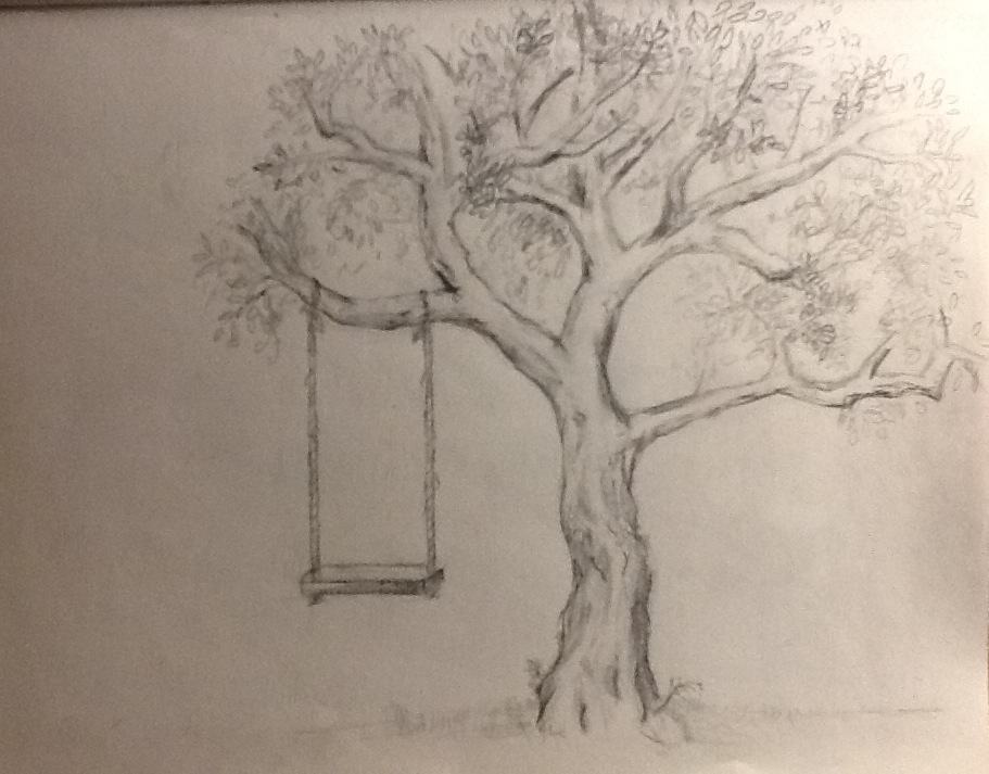 Tree Swing Sketch At Paintingvalley Com Explore Collection