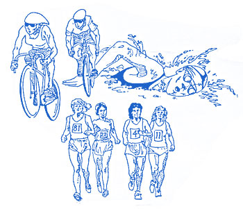 350x301 Raceaid A Free Software Program For Timing And Scoring Athletic - Triathlon Sketch