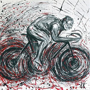 299x300 Triathlon Paintings Fine Art America - Triathlon Sketch