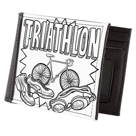 460x460 Triathlon Sketch Mens Wallet By Admin Cp70839509 - Triathlon Sketch
