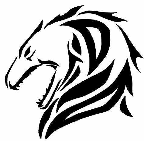 474x463 Tribal Dragon Head Drawing. Tribal Dragon Head By Liren On - Tribal Dragon Sketch