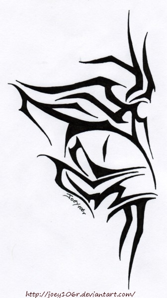 336x600 Collection Of Tribal Dragon Eye Drawing High Quality, Free - Tribal Dragon Sketch
