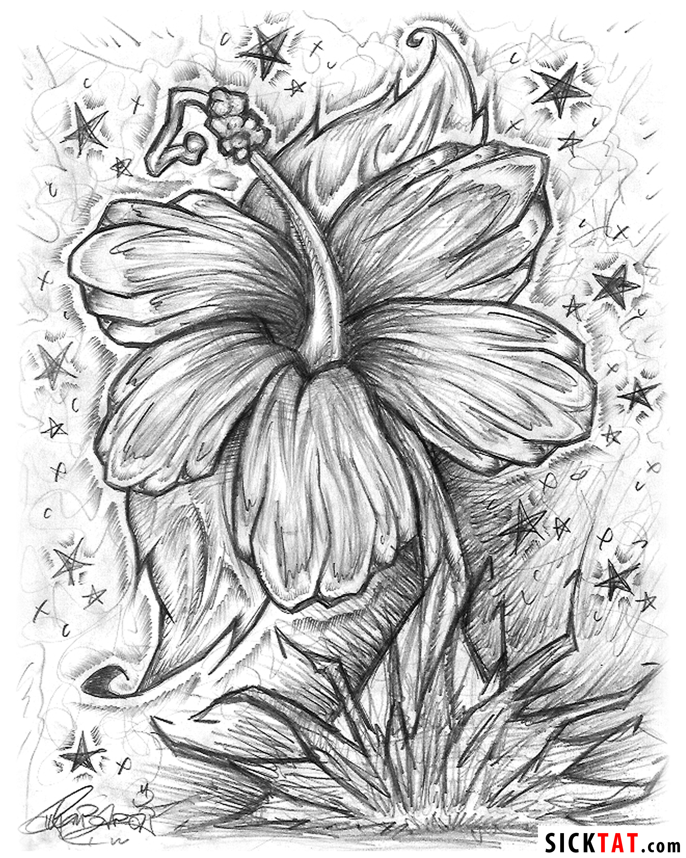 2400x3000 Collection Of Tribal Tulip Tattoo Sketch - Tribal Sketches