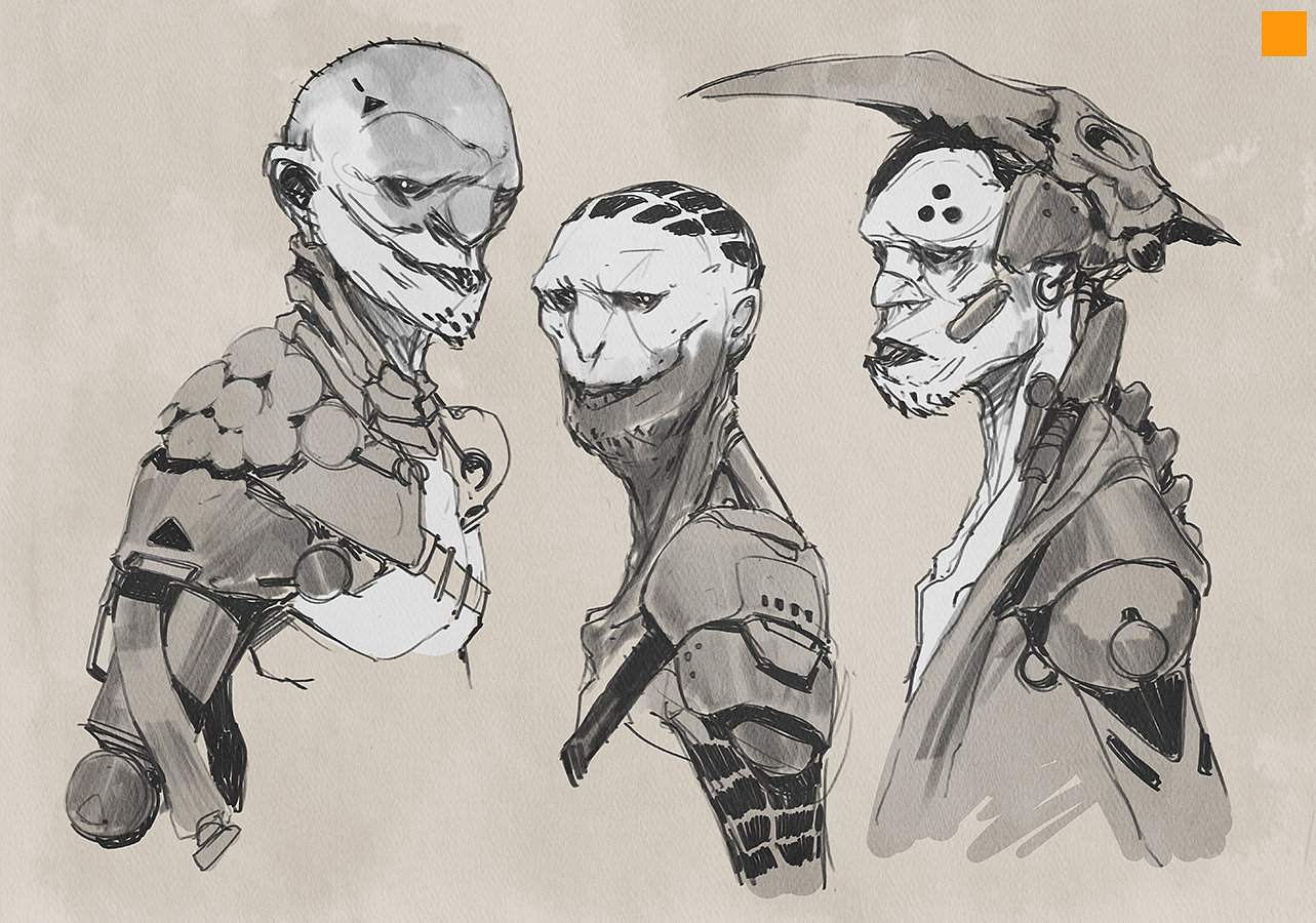 1283x900 Darren Bartley - Tribal Sketches