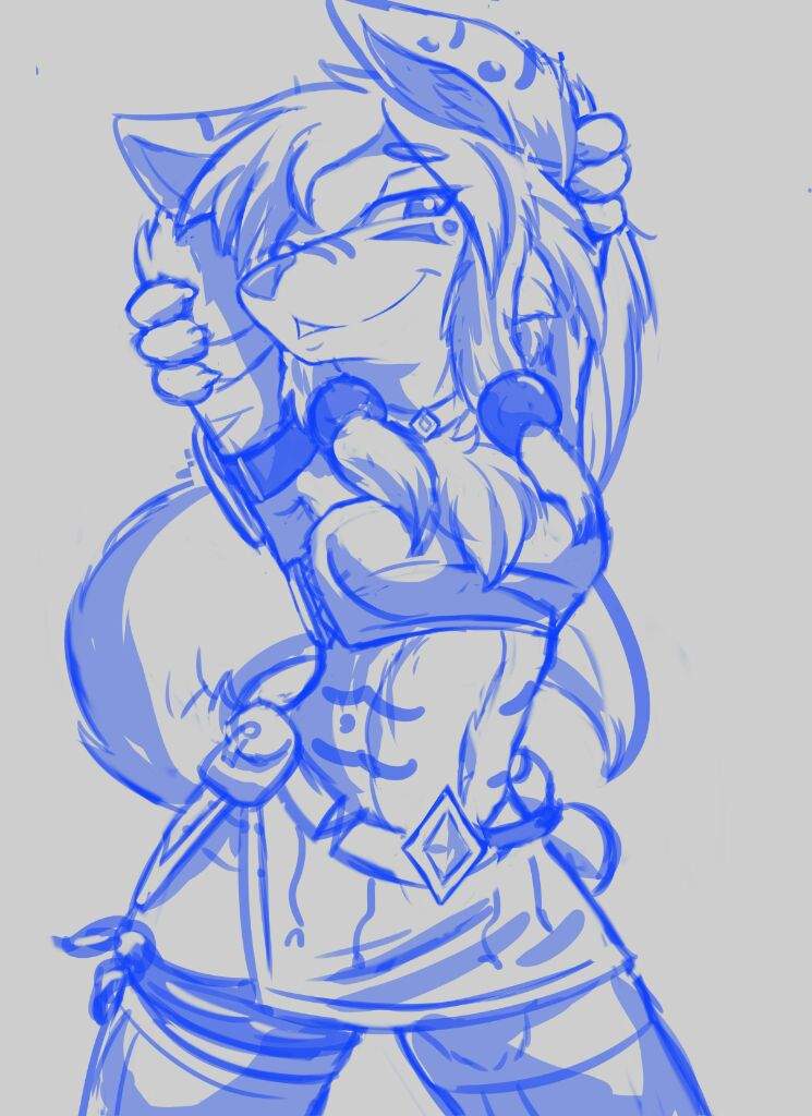 745x1024 Tribal And Foxy Roxy Sketches Furry Amino - Tribal Sketches