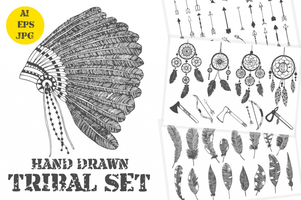 1024x681 Check Out These Hand Sketched Tribal Drawings! - Tribal Sketches
