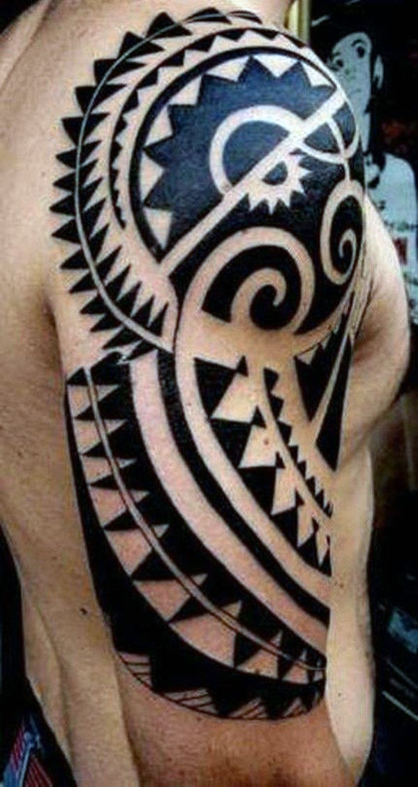 599x1128 Top 60 Best Tribal Tattoos For Men - Tribal Tattoo Sketch