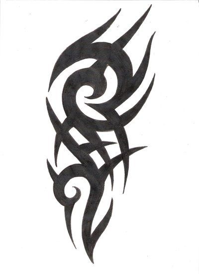 400x550 Latest Tribal Tattoo Designs - Tribal Tattoo Sketch