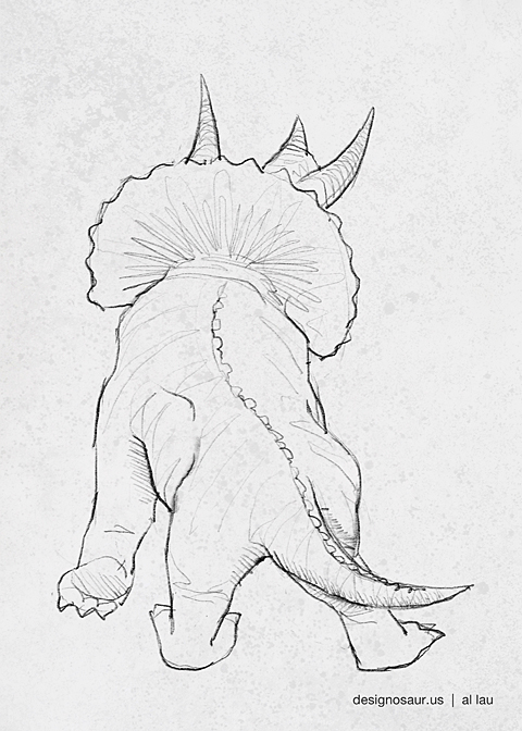 480x672 Sketch Triceratops Blog.designosaur.us - Triceratops Sketch