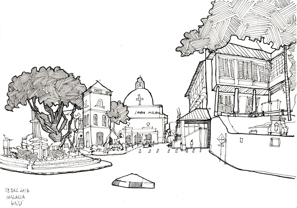 990x693 Sketches From Malacca Trip 2014 Parka Blogs - Trip Sketch