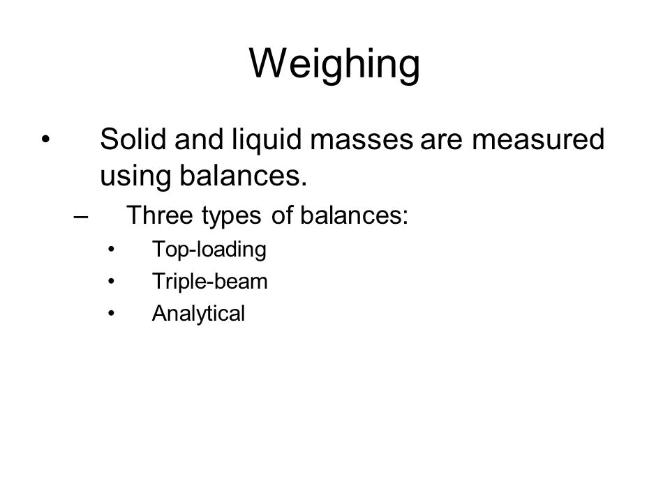 960x720 Weighing Solid And Liquid Masses Are Measured Using Balances - Triple Beam Balance Sketch