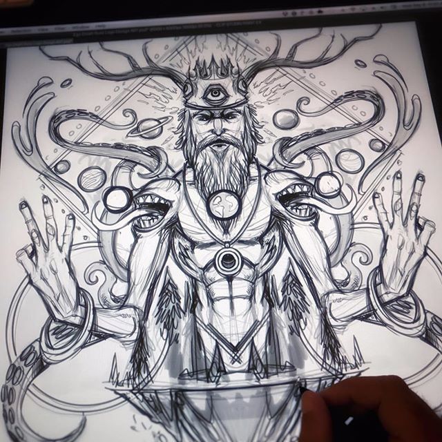 Trippy Sketch Drawings at PaintingValley.com | Explore collection of