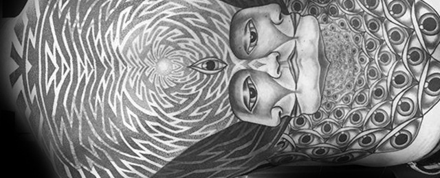 640x260 60 Trippy Tattoos For Men - Trippy Sketch Drawings