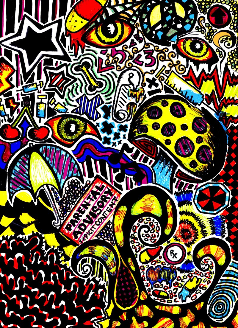 800x1101 Trippy Background Sketches - Trippy Sketches