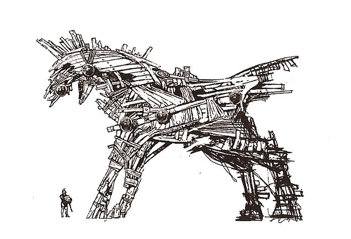 Троя графика. Троянский конь иллюстрация. Троянский конь чертеж. Троянский конь раскраска. Троянский конь черно белый.