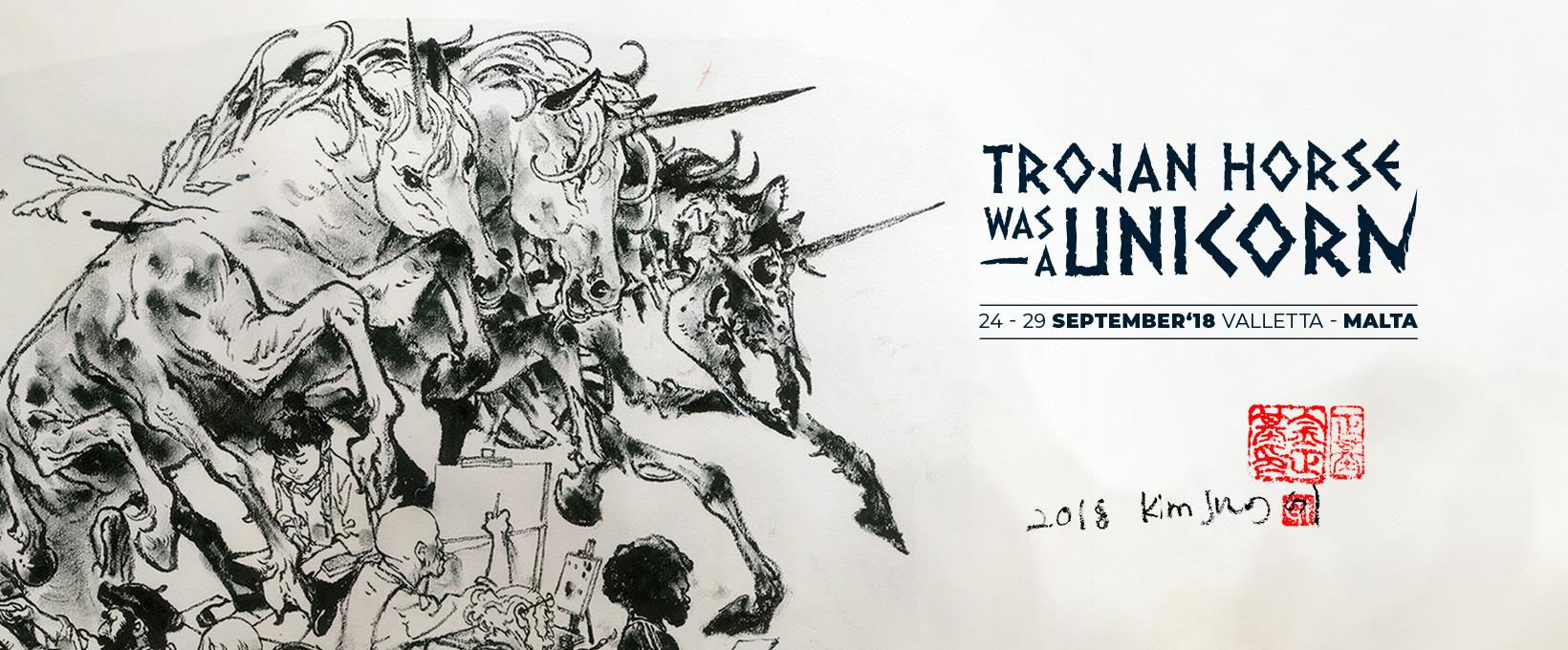 1640x680 Trojan Horse Was A Unicorn 2018 Opm Recruitment - Trojan Horse Sketch