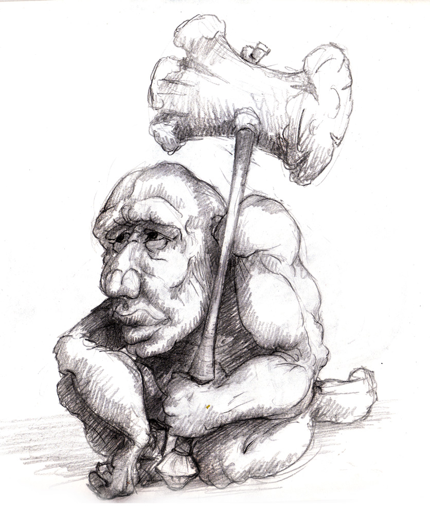 836x1000 Magellin . Blog Troll Sketch - Troll Sketch