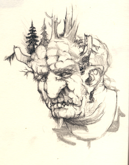 509x648 Troll Sketch 9 By Dewitteillustration - Troll Sketch