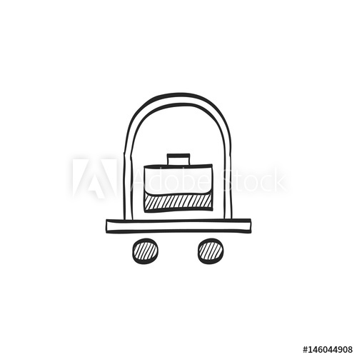 500x500 Sketch Icon - Trolley Sketch