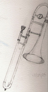 169x320 Flights Of Fancy Trombone Sketch - Trombone Sketch